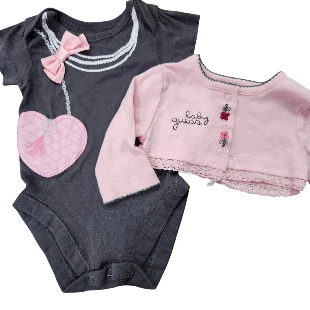 Baby Girl size 0-3 Lot‎ bundle of 9 pieces Leggings + bodysuits + outfits